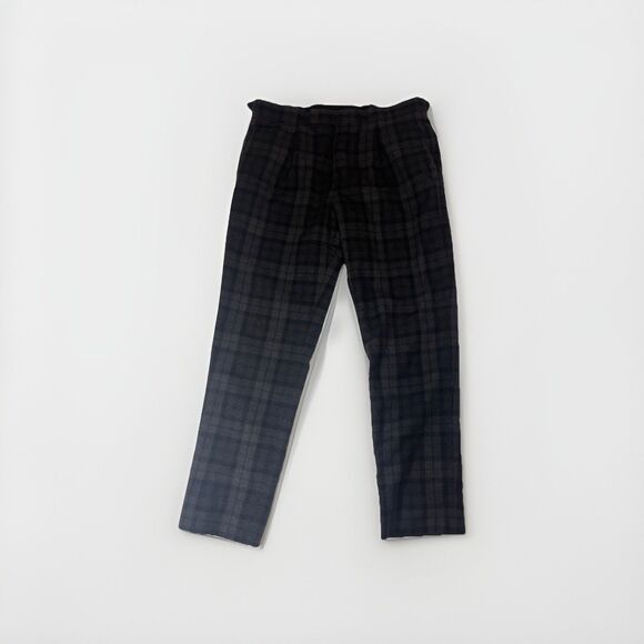 Brooks Brothers Other - Brooks Brothers Milano Fit Wool Plaid Dress Pants – Men’s 35x29 – Gray/Black